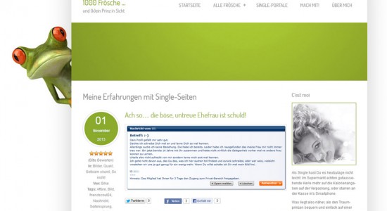 Single-Community 1000 Frösche